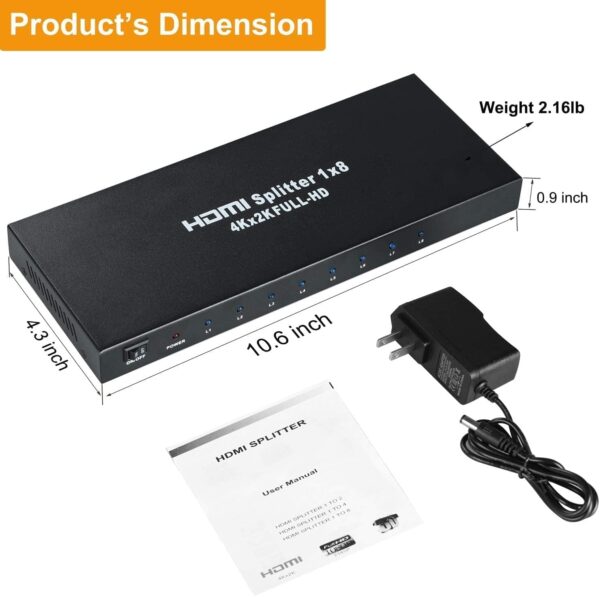 HDMI splitter 8 Port